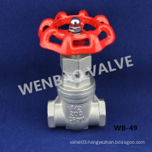 200wog 1/2" Stainless Steel CF8m Thread Gate Valve